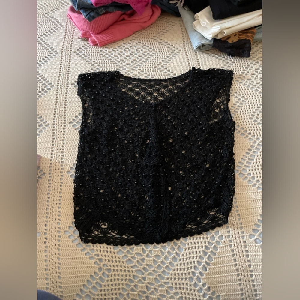 H&M black tops, s